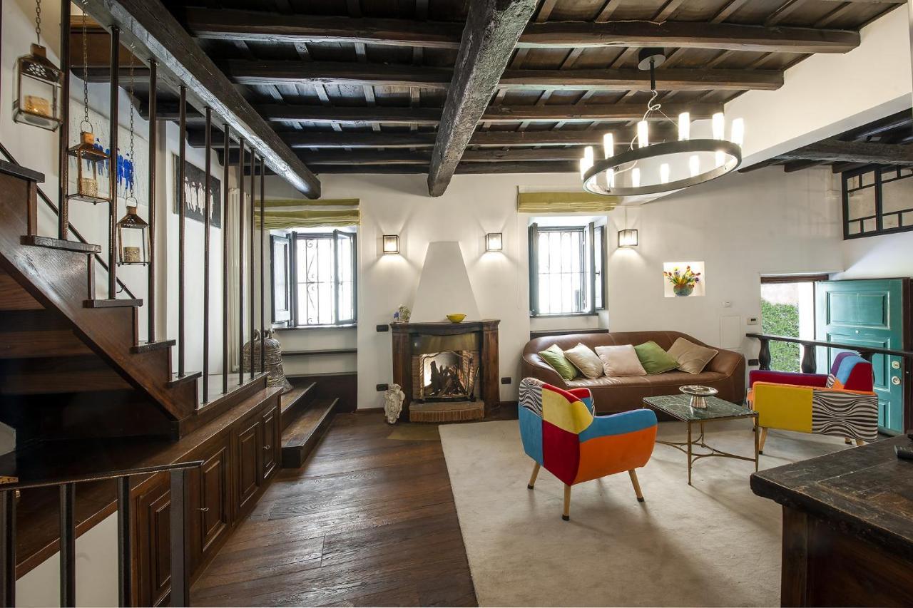 Antica Dimora La Campanella Apartment โรม ภายนอก รูปภาพ